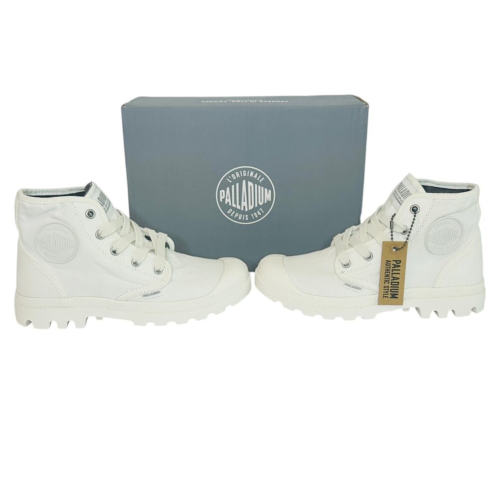 Palladium Pampa Hi Star White Boots Women’s 7 New - NIB - Picture 6 of 10
